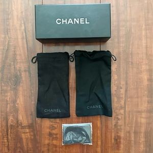 CHANEL Sunglasses Box and Dust Bags